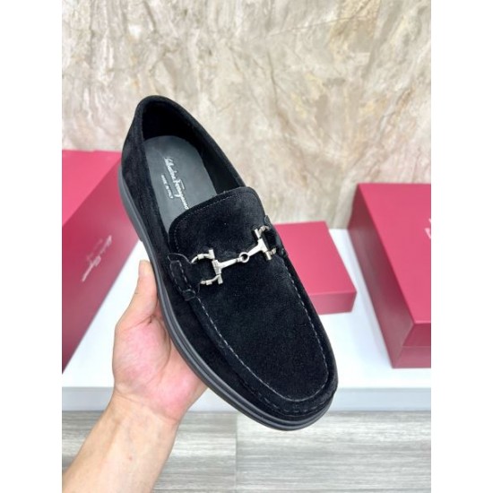 2026春夏新作 スタイルアップ効果 FERRAGAMO サルヴァトーレ フェラガモ ビジネスシューズ