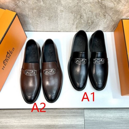 2026最新 今年らしい人気コーデ HERMES エルメス ビジネスシューズ