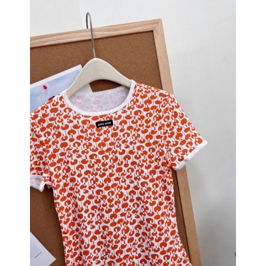 2026新作 MIU MIU ミュウミュウ Tシャツ 希少デザイン
