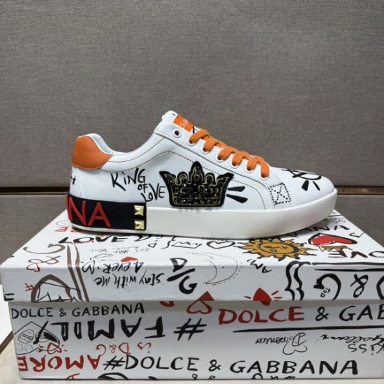2025FW メンズ カジュアルシューズ DOLCE＆GABBANA ドルチェ＆ガッバーナ ファッション感満点のデザイン