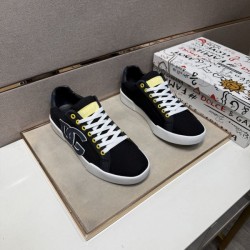 2025FW メンズ カジュアルシューズ DOLCE＆GABBANA ドルチェ＆ガッバーナ シンプルで洗練されたデザイン