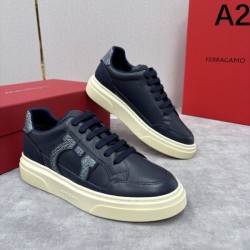 2025FW メンズ カジュアルシューズ FERRAGAMO サルヴァトーレ フェラガモ 人気の高さで激安通販実現