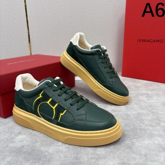 2025FW メンズ カジュアルシューズ FERRAGAMO サルヴァトーレ フェラガモ 人気の高さで激安通販実現