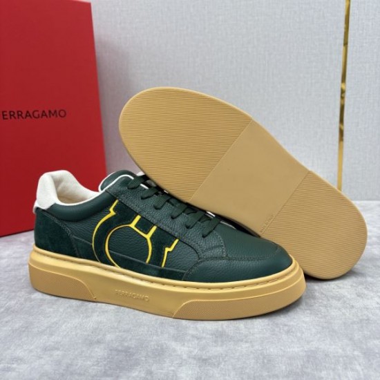 2025FW メンズ カジュアルシューズ FERRAGAMO サルヴァトーレ フェラガモ 人気の高さで激安通販実現
