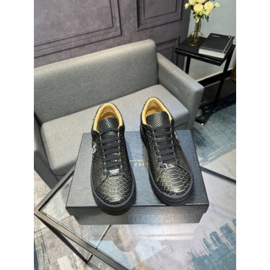 2025FW メンズ カジュアルシューズ PHILIPP PLEIN フィリッププレイン 今冬在庫一掃セール開催中！