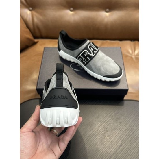 2025FW メンズ カジュアルシューズ PRADA プラダ 奇跡のセール特価！お得に手に入る