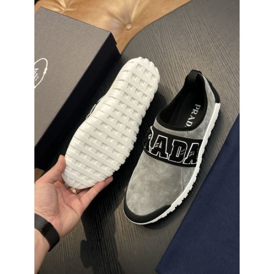 2025FW メンズ カジュアルシューズ PRADA プラダ 奇跡のセール特価！お得に手に入る