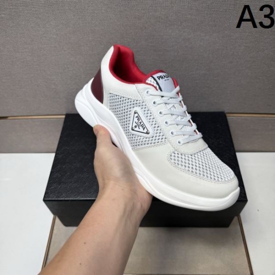 2025FW メンズ カジュアルシューズ PRADA プラダ 累積売上総額第1位！人気の証