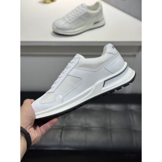 2025FW メンズ カジュアルシューズ PRADA プラダ 圧倒的人気アイテムでおしゃれを楽しむ