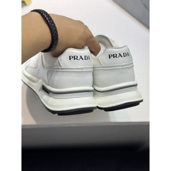 2025FW メンズ カジュアルシューズ PRADA プラダ 圧倒的人気アイテムでおしゃれを楽しむ