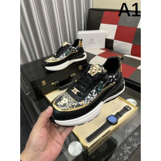 2025FW メンズ カジュアルシューズ VERSACE ヴェルサーチェ 存在感絶大！注目のスタイル