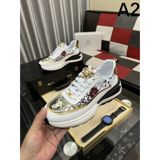 2025FW メンズ カジュアルシューズ VERSACE ヴェルサーチェ 存在感絶大！注目のスタイル