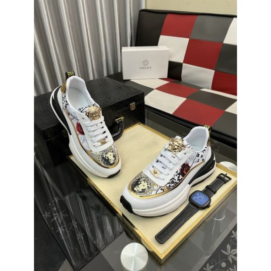 2025FW メンズ カジュアルシューズ VERSACE ヴェルサーチェ 存在感絶大！注目のスタイル