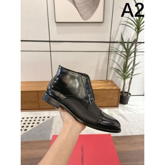 2025FW メンズ ブーツ FERRAGAMO サルヴァトーレ フェラガモ 最旬トレンドスタイル！