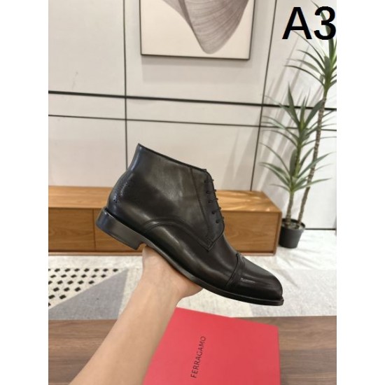 2025FW メンズ ブーツ FERRAGAMO サルヴァトーレ フェラガモ 最旬トレンドスタイル！