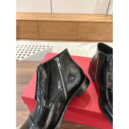 2025FW メンズ ブーツ FERRAGAMO サルヴァトーレ フェラガモ 最旬トレンドスタイル！