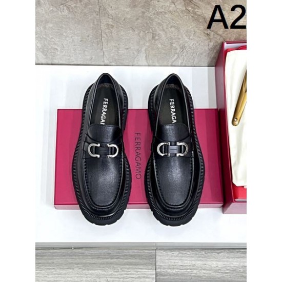 2025FW メンズ ビジネスシューズ FERRAGAMO サルヴァトーレ フェラガモ ロングシーズンに活躍する逸品