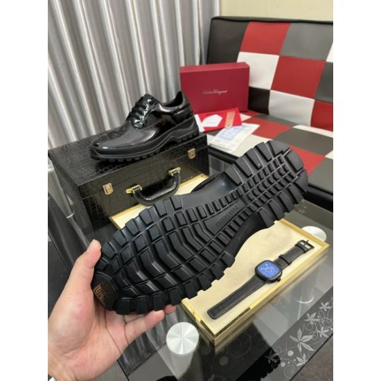 2025FW メンズ ビジネスシューズ FERRAGAMO サルヴァトーレ フェラガモ 販売店舗限定の特別モデル