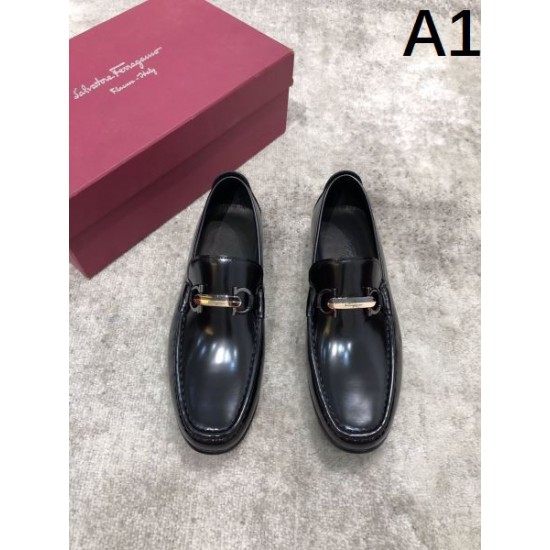 2025FW メンズ ビジネスシューズ FERRAGAMO サルヴァトーレ フェラガモ 足元に注目してくれるデザイン