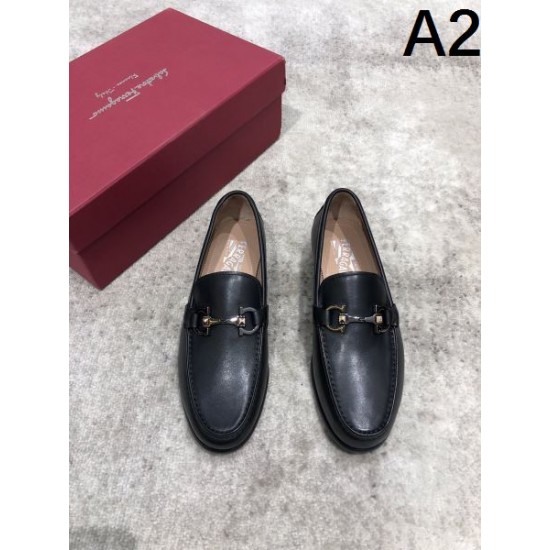 2025FW メンズ ビジネスシューズ FERRAGAMO サルヴァトーレ フェラガモ カジュアルにも対応する反転魅力