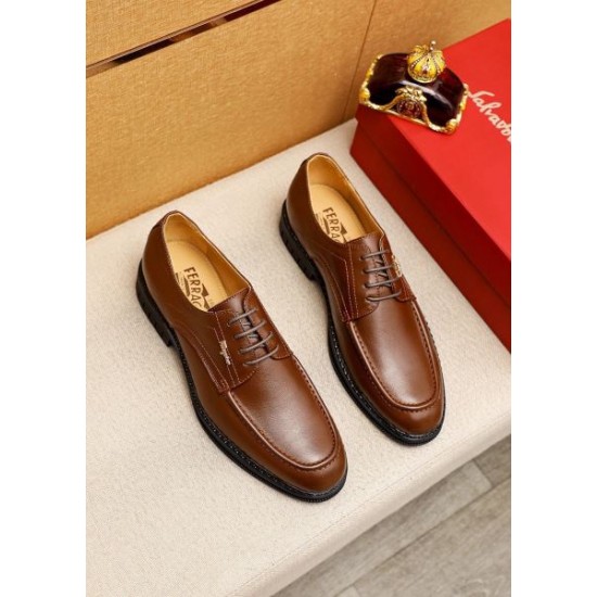 2025FW メンズ ビジネスシューズ FERRAGAMO サルヴァトーレ フェラガモ 数量限定で奇跡的に入荷したアイテム