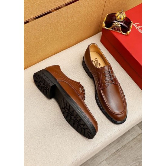 2025FW メンズ ビジネスシューズ FERRAGAMO サルヴァトーレ フェラガモ 数量限定で奇跡的に入荷したアイテム