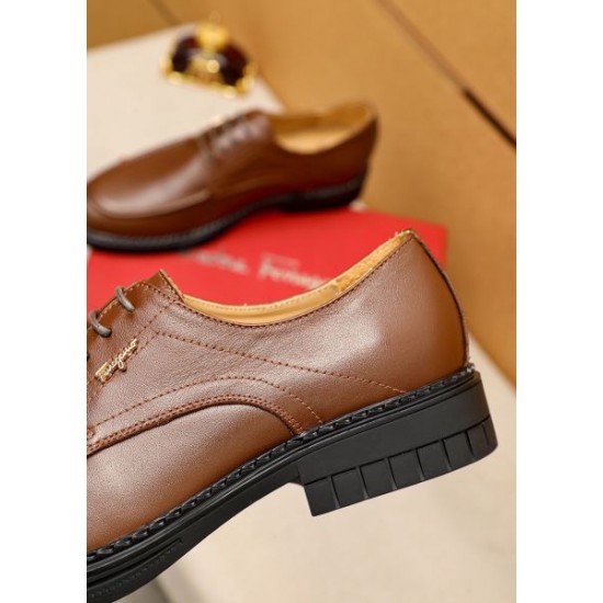 2025FW メンズ ビジネスシューズ FERRAGAMO サルヴァトーレ フェラガモ 数量限定で奇跡的に入荷したアイテム
