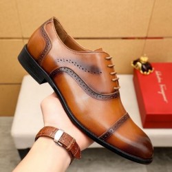 2025FW メンズ ビジネスシューズ FERRAGAMO サルヴァトーレ フェラガモ 新作限定 早い者勝ち