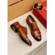 2025FW メンズ ビジネスシューズ FERRAGAMO サルヴァトーレ フェラガモ 新作限定 早い者勝ち