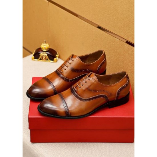 2025FW メンズ ビジネスシューズ FERRAGAMO サルヴァトーレ フェラガモ 新作限定 早い者勝ち