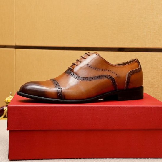 2025FW メンズ ビジネスシューズ FERRAGAMO サルヴァトーレ フェラガモ 新作限定 早い者勝ち