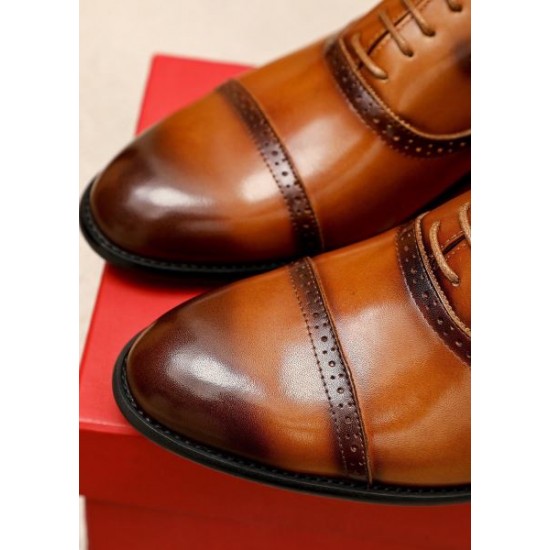 2025FW メンズ ビジネスシューズ FERRAGAMO サルヴァトーレ フェラガモ 新作限定 早い者勝ち