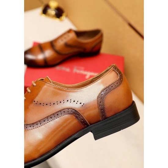 2025FW メンズ ビジネスシューズ FERRAGAMO サルヴァトーレ フェラガモ 新作限定 早い者勝ち