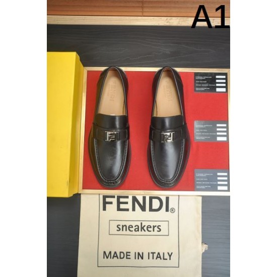 2025FW メンズ ビジネスシューズ FENDI フェンデイ 新作限定版プリントで差をつける