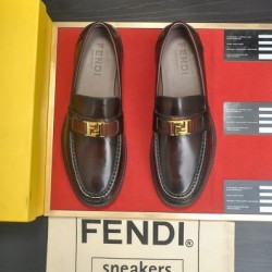 2025FW メンズ ビジネスシューズ FENDI フェンデイ 新作限定版プリントで差をつける