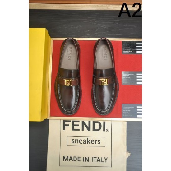 2025FW メンズ ビジネスシューズ FENDI フェンデイ 新作限定版プリントで差をつける