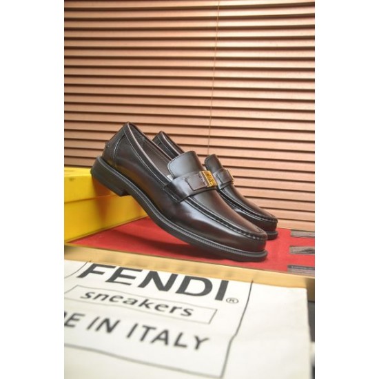 2025FW メンズ ビジネスシューズ FENDI フェンデイ 新作限定版プリントで差をつける