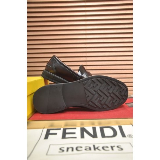 2025FW メンズ ビジネスシューズ FENDI フェンデイ 新作限定版プリントで差をつける